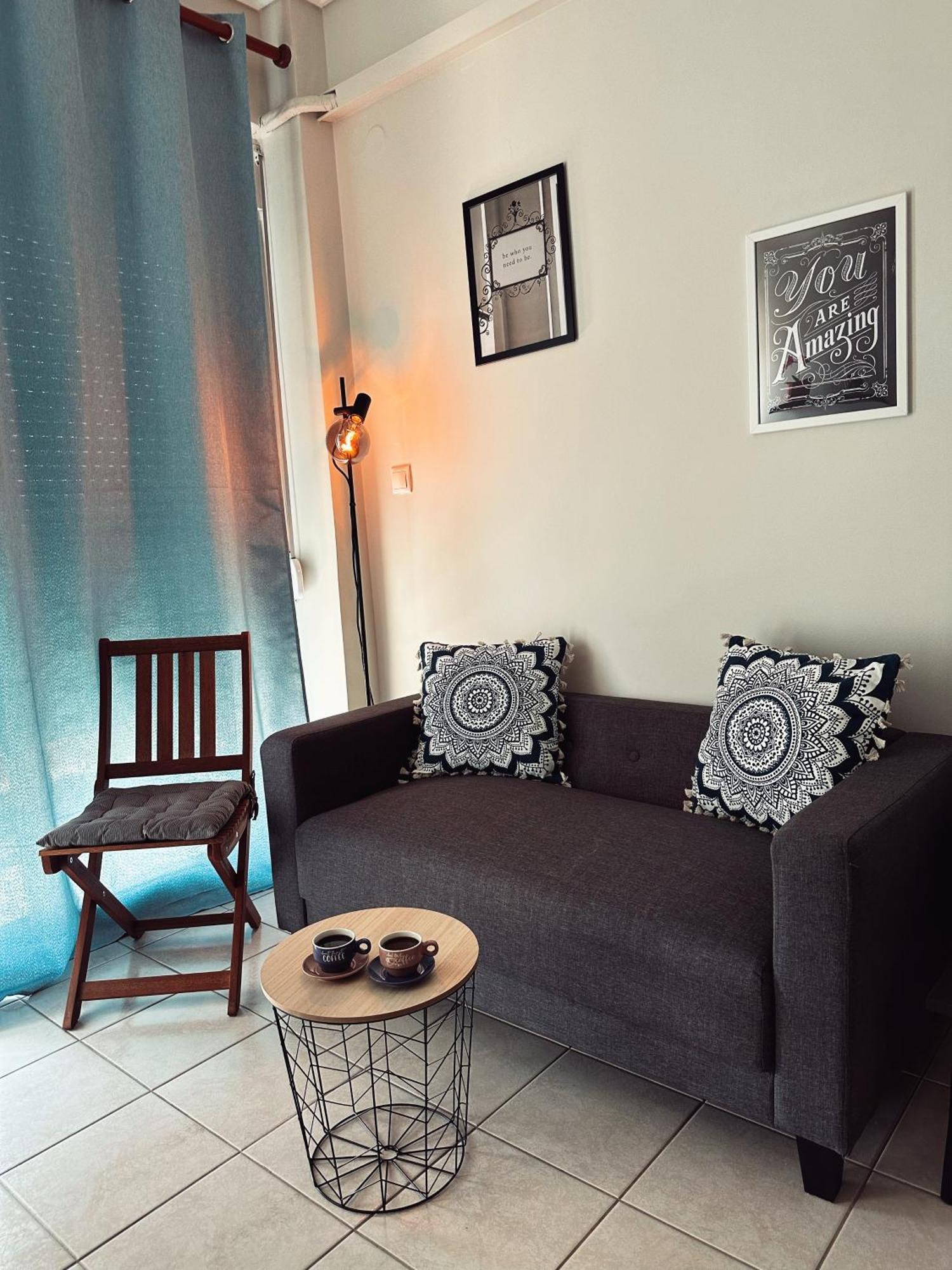 Homely Flat Near Airport Thessaloniki Exterior foto
